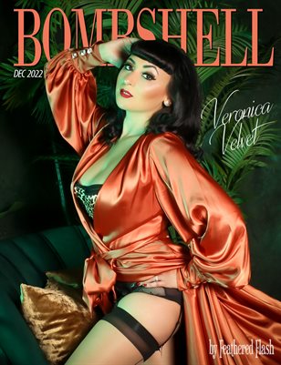 BOMBSHELL Magazine December 2022 - REGULAR ISSUE - Veronica Velvet Cover
