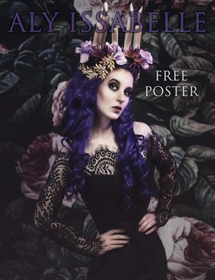 Aly Issabelle - Gothic Queen Against a Beautiful Secret Garden