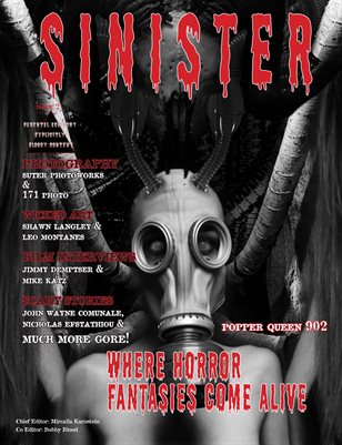 SINISTER Magazine-Issue #2 Suter Cover