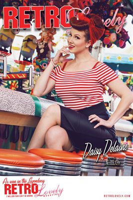 Retro Lovely No.59 – Daisy Delaine Cover Poster