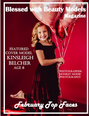 Blessed with Beauty Models Magazine February Top Faces