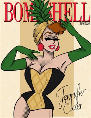 BOMBSHELL Magazine March 2020 BOOK 1 - Jennifer Elder Cover
