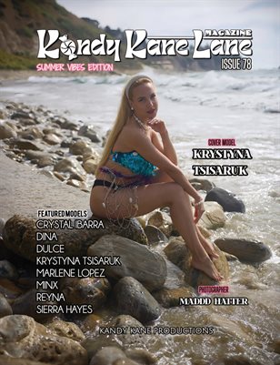 Kandy Kane Lane Magazine Issue 78 Cover Model Khrystyna Tsisaruk