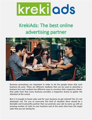 KrekiAds: The best online advertising partner