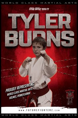 Tyler Burns Red Barb Wire Poster