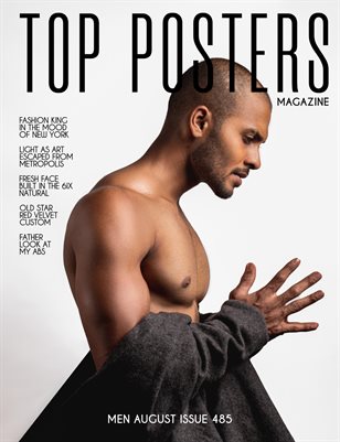 TOP POSTERS MAGAZINE- MEN AUGUST (Vol 485)