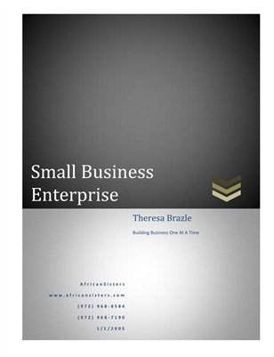 AfricanSisters Small Business Enterprise