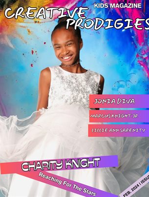 Creative Prodigies Kids Magazine Issue 1 CHARITY KNIGHT COVER