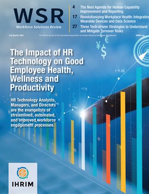 WSR | Workforce Solutions Review | 2023 Q2 | VOL 14 | ISS 2