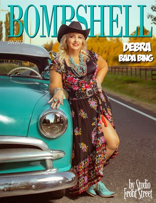BOMBSHELL Magazine January 2023 - BOOK 1 - Debra Bada Bing Cover