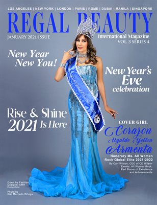 Queen Corazon Regal Beauty Magazine January 2021