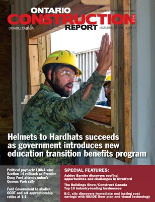 Ontario Construction Report (November 2018)