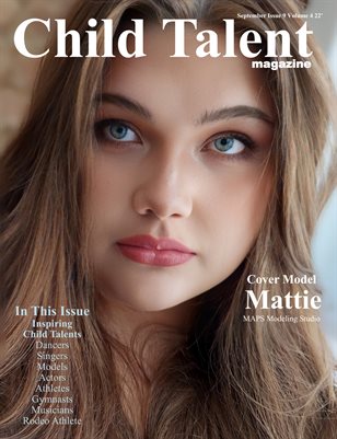 Child Talent Magazine September Issue 9 Volume 4 22'