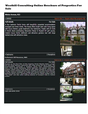 Westhill Consulting Online Brochure of Properties For Sale 