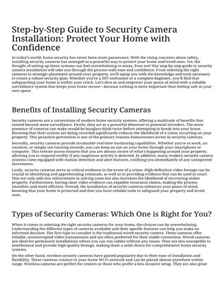 CCTV Installation Training at Milcom Institute