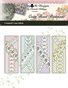 Crazy Floral Bookmarks Counted Cross Stitch Pattern