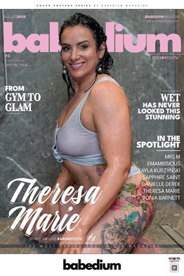 THERESA MARIE SPECIAL ISSUE - BABEDIUM MAGAZINE COVER POSTER