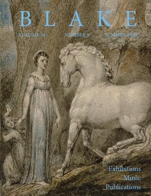 Blake/An Illustrated Quarterly vol. 54, no. 1 (summer 2020)