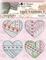 Crazy Valentine Ornaments 2 Cross Stitch