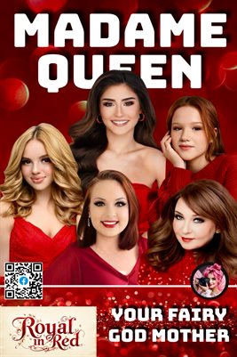 Madame Queen Red Poster