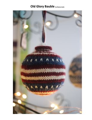 Old Glory Bauble by Stacey Lewis