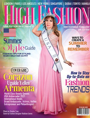 High Fashion Magazine Corazon Ugalde Yellen Armenta June 2021 Issue