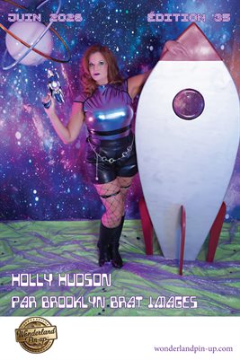 Wonderland Pin-up Juillet 2026 édition 35 Holly Hudson poster
