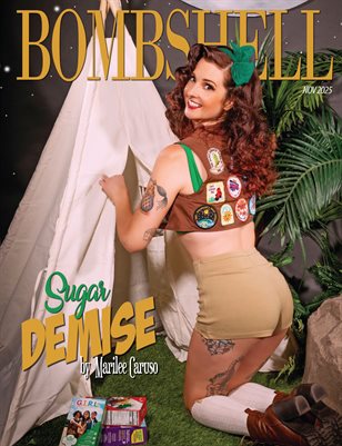 BOMBSHELL Magazine November 2025 - Sugar Demise Cover
