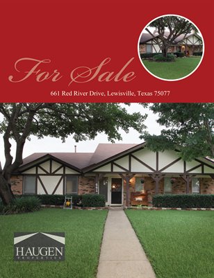 Haugen Properties - 661 Red River Rrive, Lewisville, Texas, 75077