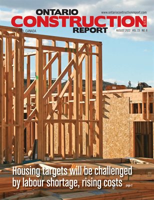 Ontario Construction Report (August 2022)