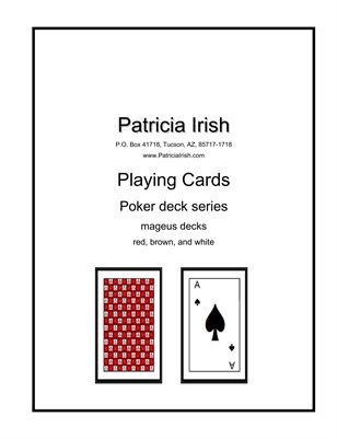 018 Patricia Irish Playing Cards mageus decks brown, red, white 1