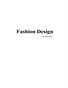 Fashion Design I