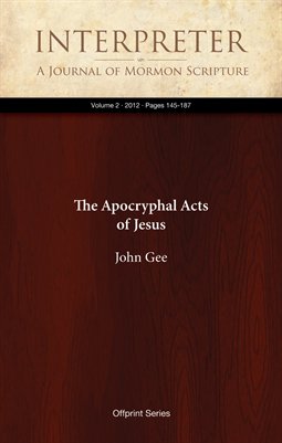 The Apocryphal Acts of Jesus