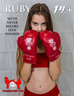 Ruby - Petite Blonde Fitness Fight Boxer Tiny Dancer Teen from the UK is Fit and Sweating Waiting to Beat Up Her Bully