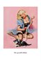 Pin-up with Kitten-Classic Pinup Girl
