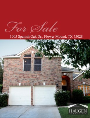 Haugen Properties - 1005 Spanish Oak Drive, Flower Mound, Texas 75028