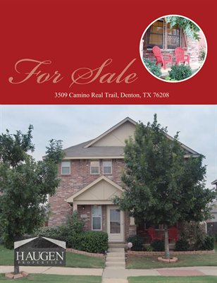 Haugen Properties - 3509 Camino Real, Denton, Texas 76208 
