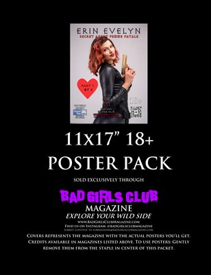 Erin Evelyn - Secret Agent Femme Fatale, Part 1 - Sexy, Sultry Spicy Redhead Lethal Assassin Takes No Prisoners Poster Pack