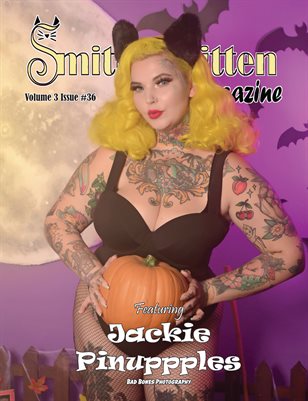 Smitten Kitten Pinup Magazine Cover 2 Jackie Pinuppples October 2024 Volume 3 Issue 36