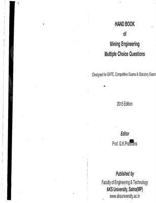 G.K Pradham Mining MCQ Hand Boom