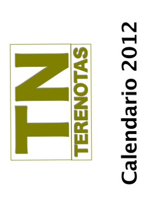 Calendario Terenotas 2012