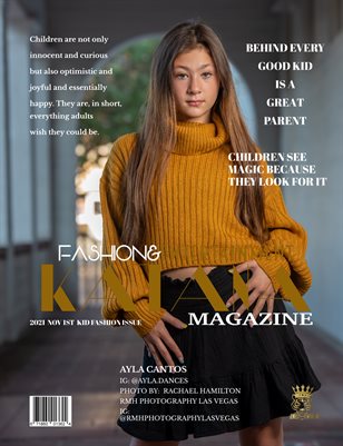 2021 NOV 1ST KID FASHION & ART ISSUE