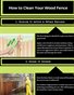 How to Clean Your Wood Fence