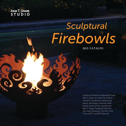 Showroom Catalog for John T. Unger Sculptural Firebowls