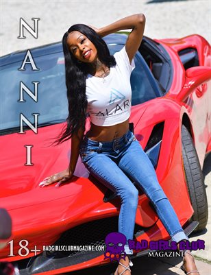 Nanni - Sexy Busty Black Babe Shows Off a Hot, Exotic Red Sports Car
