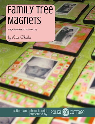 Family Tree Magnets Polymer Clay Tutorial