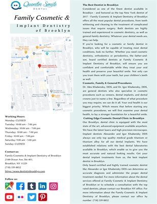 Family Cosmetic & Implant Dentistry of Brooklyn