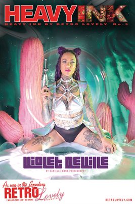 HEAVY INK No.5 – Violet Deville Cover Poster