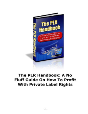 The PLR Handbook