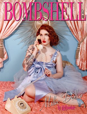 BOMBSHELL Magazine January 2022 - Millie Dollar Cover